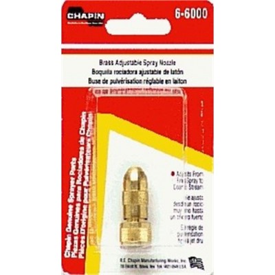 CHAPIN 6-6000 Nozzle,Brass/Viton   